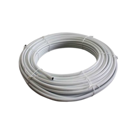 PE Rohr 16 mm weich 25 m/Rolle (Tropfrohr ohne Tropfer), Farbe: Weiss